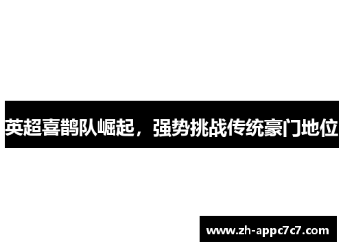 英超喜鹊队崛起,强势挑战传统豪门地位 英超喜鹊队崛起,强势挑战传统豪门地位